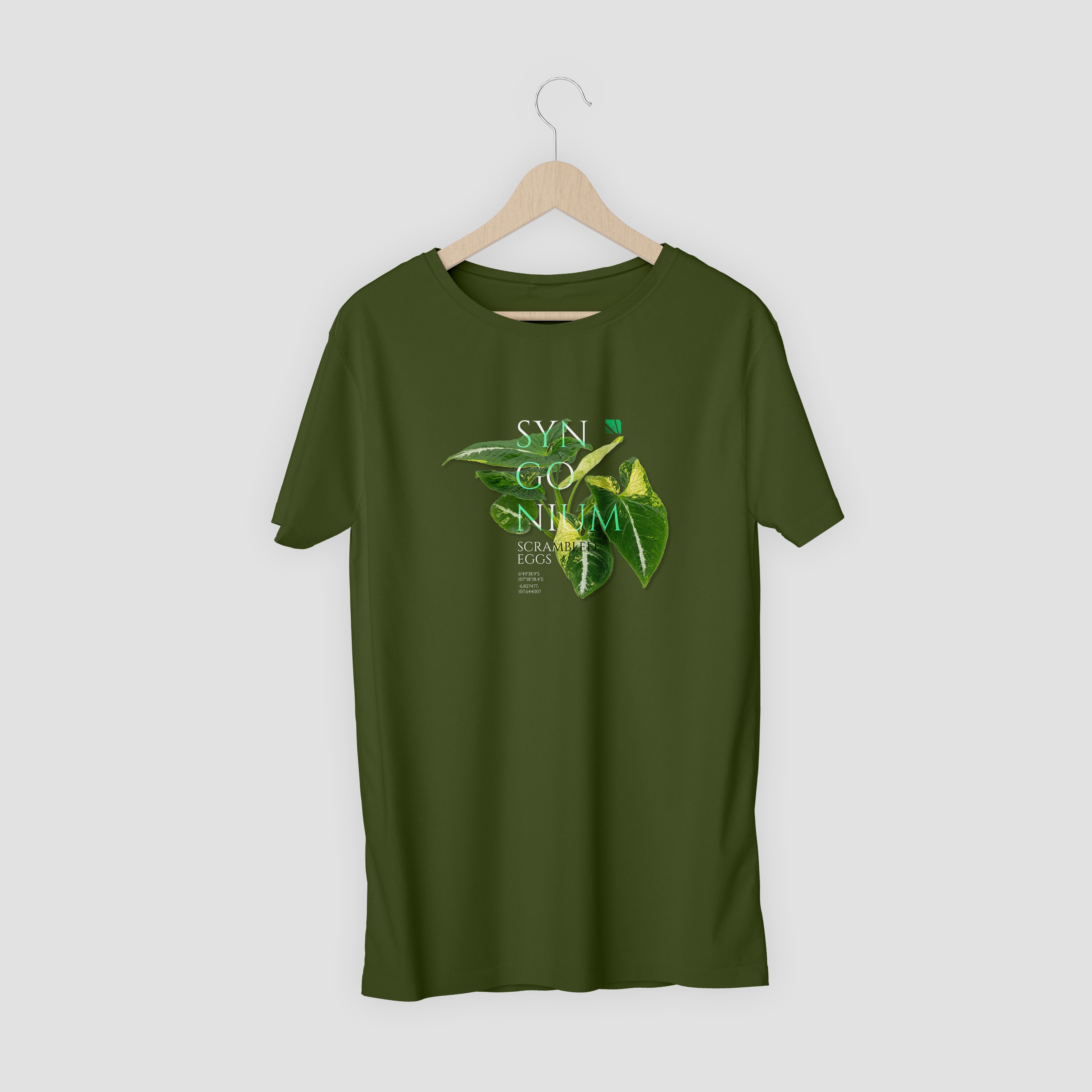 Short Sleve T-Shirt Syngonium