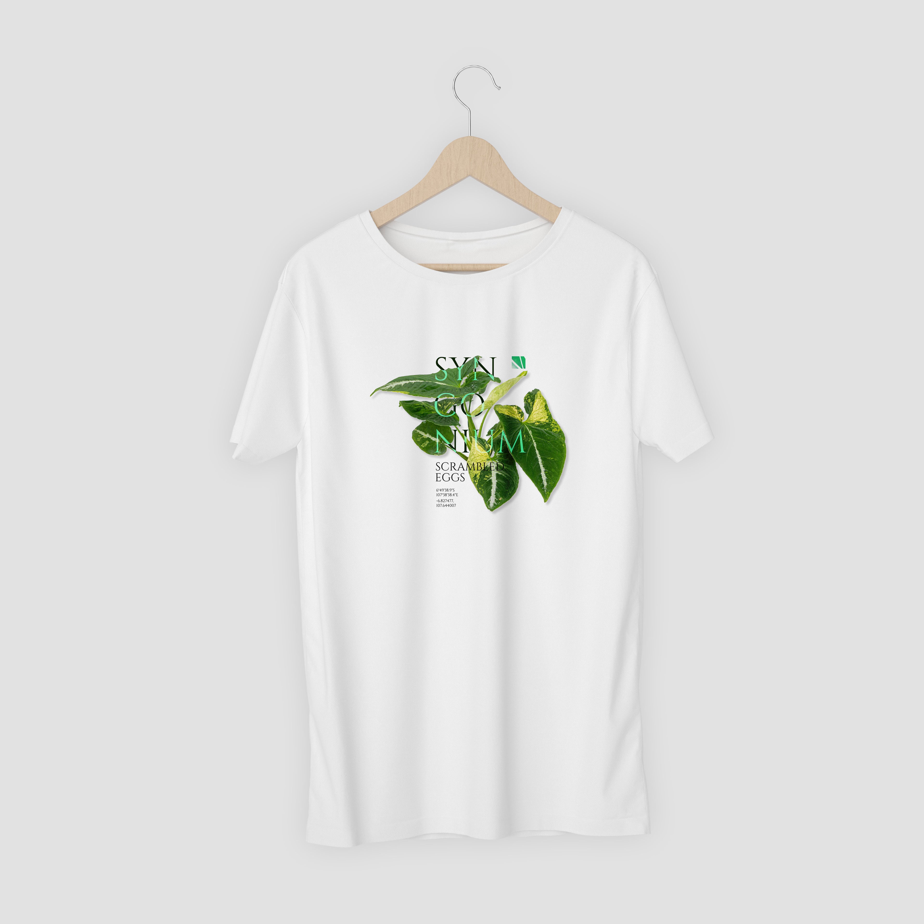 Short Sleve T-Shirt Syngonium